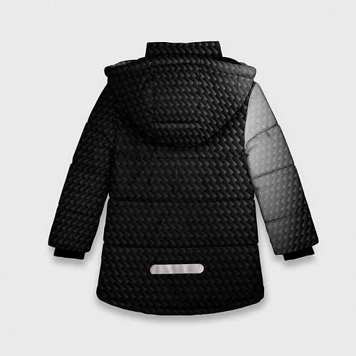 Зимняя куртка для девочки MERCEDES МЕРСЕДЕС / 3D-Черный – фото 2