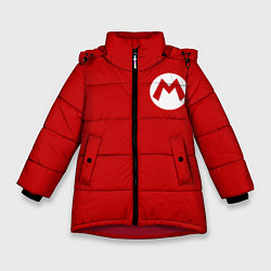 Куртка зимняя для девочки МАРИО, цвет: 3D-красный