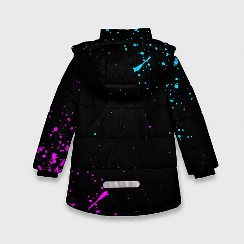 Зимняя куртка для девочки EXO BAND / 3D-Черный – фото 2
