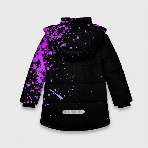 Зимняя куртка для девочки EXO BAND / 3D-Черный – фото 2