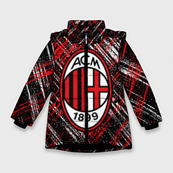 Куртка зимняя для девочки MILAN, цвет: 3D-черный