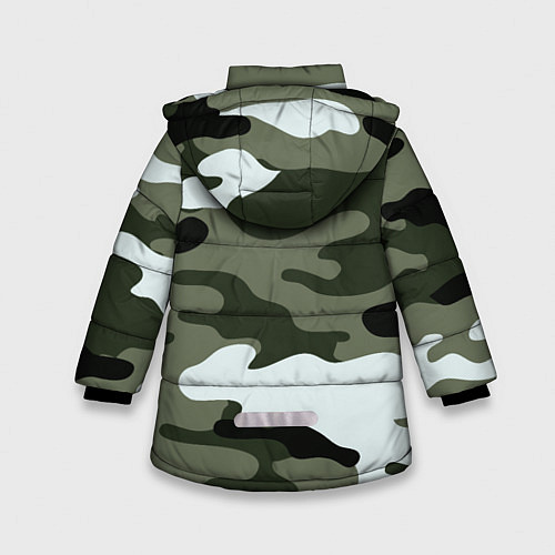 Зимняя куртка для девочки Camouflage 2 / 3D-Красный – фото 2