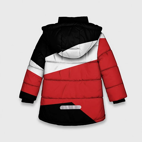 Зимняя куртка для девочки Нью-Джерси Девилз / 3D-Черный – фото 2