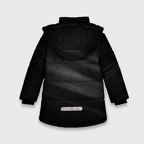 Зимняя куртка для девочки Halloween foreva / 3D-Черный – фото 2