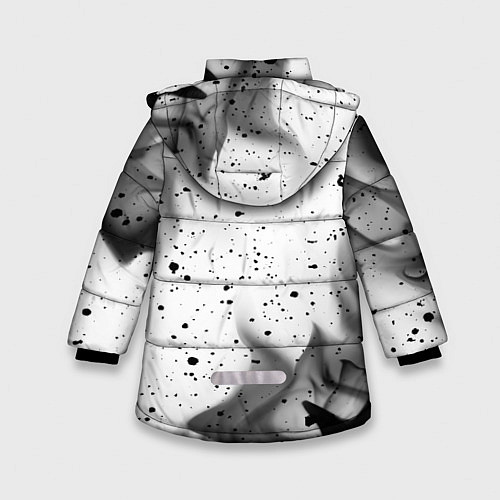 Зимняя куртка для девочки КОРОЛЬ И ШУТ / 3D-Черный – фото 2
