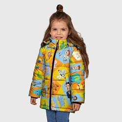 Куртка зимняя для девочки Toy Story, цвет: 3D-черный — фото 2