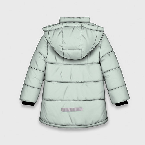 Зимняя куртка для девочки Work Hard / 3D-Черный – фото 2