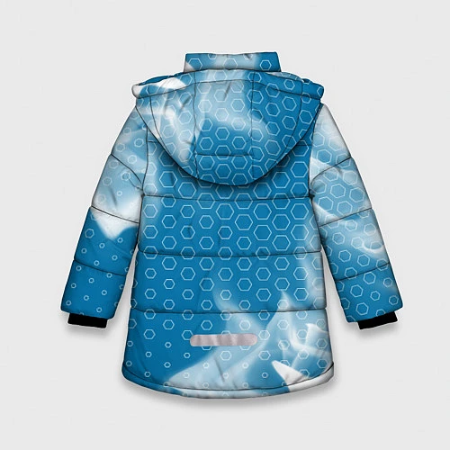 Зимняя куртка для девочки FOOTBALL RUSSIA Футбол / 3D-Черный – фото 2