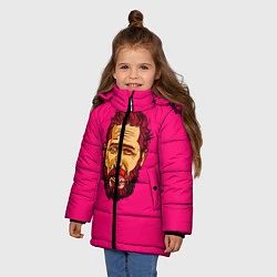 Куртка зимняя для девочки ХАРДИ, цвет: 3D-черный — фото 2