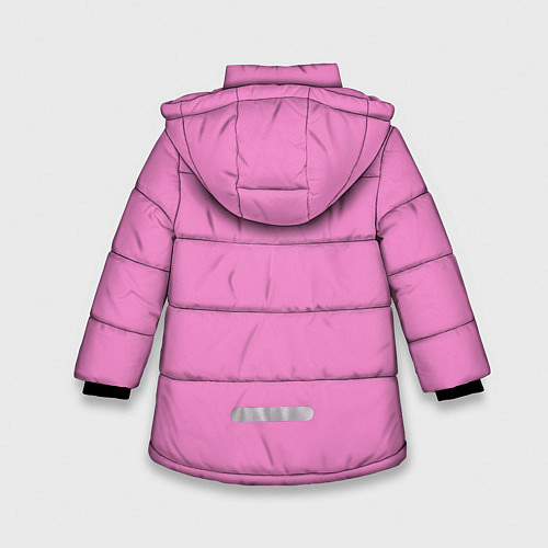 Зимняя куртка для девочки Звонок в дверь / 3D-Черный – фото 2