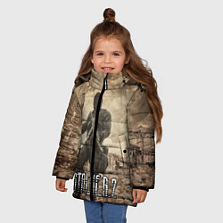 Куртка зимняя для девочки Stalker 2, цвет: 3D-светло-серый — фото 2