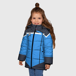 Куртка зимняя для девочки Звездный костюм № 3 Z, цвет: 3D-черный — фото 2