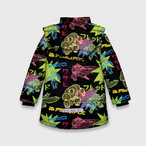 Зимняя куртка для девочки Big Hero 6 / 3D-Черный – фото 2
