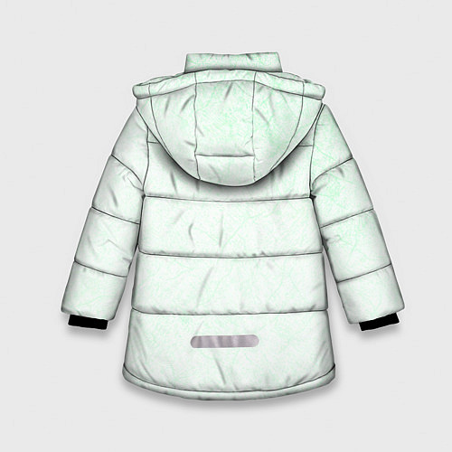 Зимняя куртка для девочки Енот / 3D-Черный – фото 2