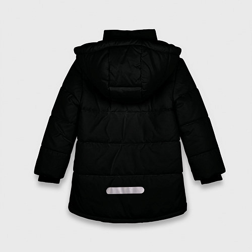 Зимняя куртка для девочки ХАБИБ НУРМАГОМЕДОВ / 3D-Черный – фото 2