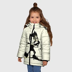 Куртка зимняя для девочки Bendy And The Ink Machine, цвет: 3D-красный — фото 2