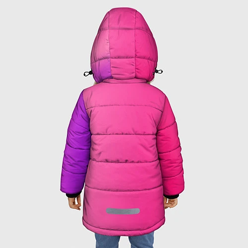 Зимняя куртка для девочки Я требую своего авокадо / 3D-Светло-серый – фото 4