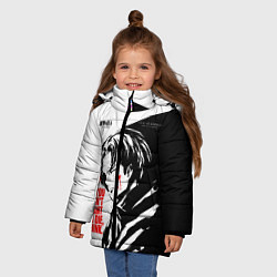 Куртка зимняя для девочки Атака на титанов, цвет: 3D-светло-серый — фото 2