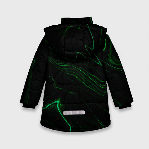 Зимняя куртка для девочки PuRRi$ / 3D-Черный – фото 2