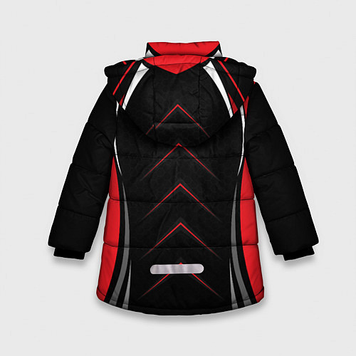 Зимняя куртка для девочки CS GO / 3D-Черный – фото 2