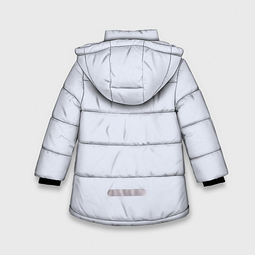 Зимняя куртка для девочки ХАСКИ / 3D-Черный – фото 2