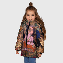 Куртка зимняя для девочки BRING ME THE HORIZON ART, цвет: 3D-светло-серый — фото 2
