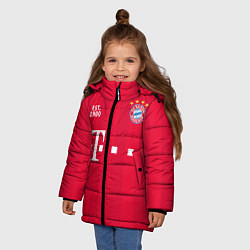 Куртка зимняя для девочки BAYERN 2021 - ДОМАШНЯЯ, цвет: 3D-черный — фото 2