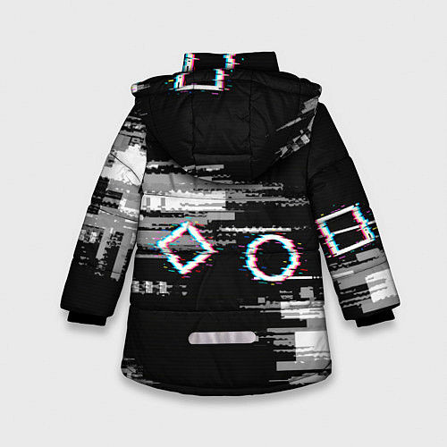 Зимняя куртка для девочки Watch Dogs / 3D-Черный – фото 2