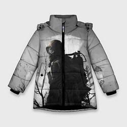 Куртка зимняя для девочки СТАЛКЕР 2, цвет: 3D-черный