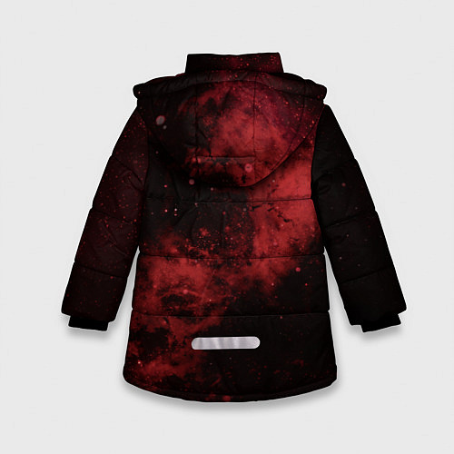 Зимняя куртка для девочки Черный клевер / 3D-Черный – фото 2