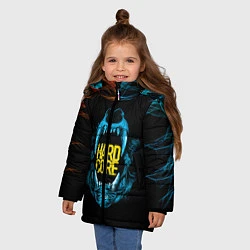 Куртка зимняя для девочки HARD CORE, цвет: 3D-черный — фото 2