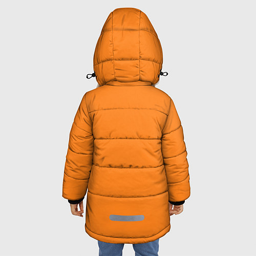 Зимняя куртка для девочки Haikyu Team / 3D-Красный – фото 4
