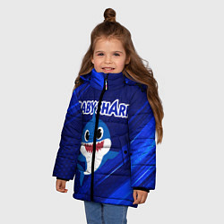 Куртка зимняя для девочки BABY SHARK БЭБИ ШАРК, цвет: 3D-черный — фото 2