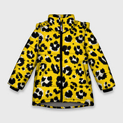 Зимняя куртка для девочки Леопард