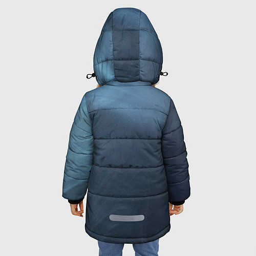 Зимняя куртка для девочки Дымчатый / 3D-Красный – фото 4