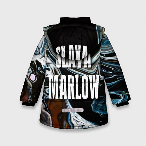 Зимняя куртка для девочки Slava Marlow / 3D-Черный – фото 2