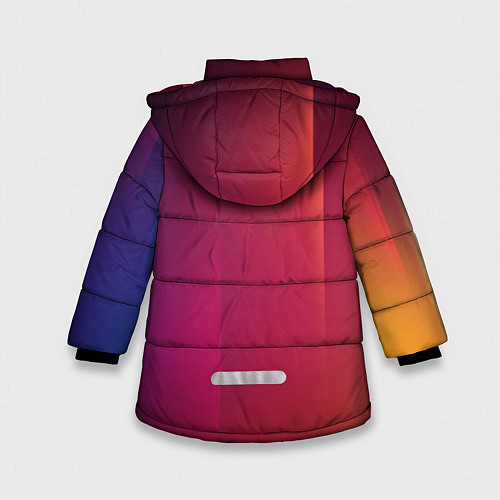 Зимняя куртка для девочки Among Us Сладкий Z / 3D-Черный – фото 2