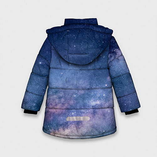 Зимняя куртка для девочки Услышь мой вой уже, это Voyager / 3D-Черный – фото 2