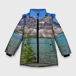 Зимняя куртка для девочки Горное озеро