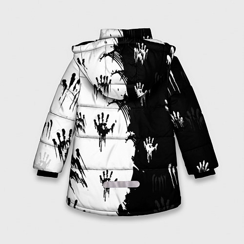Зимняя куртка для девочки DEATH STRANDING / 3D-Черный – фото 2