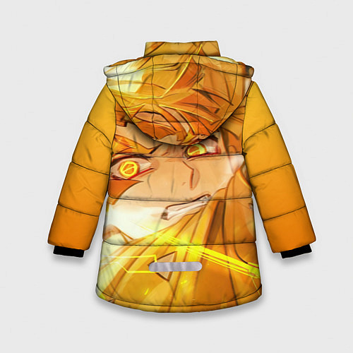 Зимняя куртка для девочки ЗЕНИЦУ АГАЦУМА / 3D-Светло-серый – фото 2