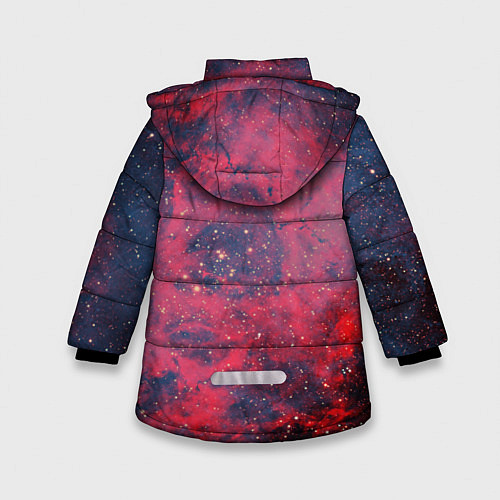 Зимняя куртка для девочки Бык / 3D-Черный – фото 2