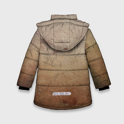Зимняя куртка для девочки Силач / 3D-Черный – фото 2