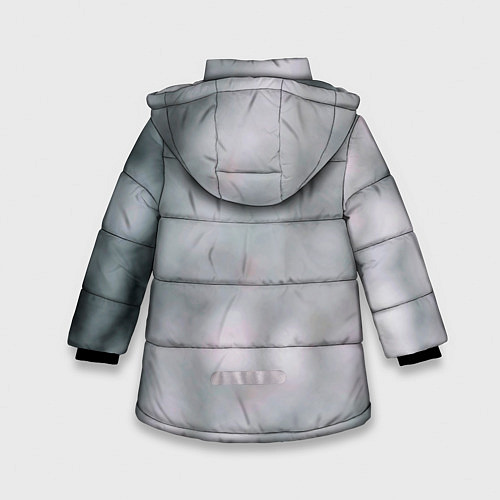 Зимняя куртка для девочки Рысь / 3D-Черный – фото 2