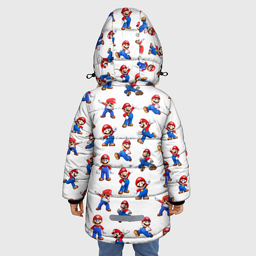 Зимняя куртка для девочки Mario / 3D-Красный – фото 4