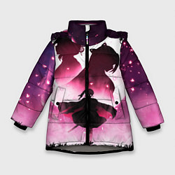 Зимняя куртка для девочки Столп Бабочки