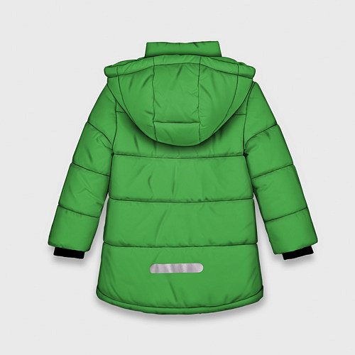Зимняя куртка для девочки Йога / 3D-Черный – фото 2