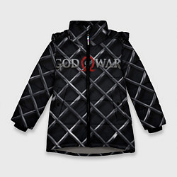 Куртка зимняя для девочки GOD OF WAR S, цвет: 3D-светло-серый