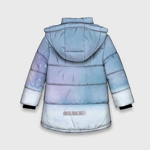 Зимняя куртка для девочки Чихуахуа в снегу / 3D-Черный – фото 2