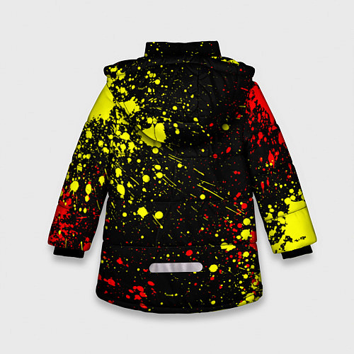 Зимняя куртка для девочки AMONG US / 3D-Черный – фото 2